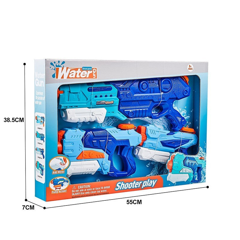 Set 3x Pistol cu Apa pentru Copii, Flippy, 6ani+, Albastru, 1x 1500 ML + 1x 500 ML + 1x 300 ML-7