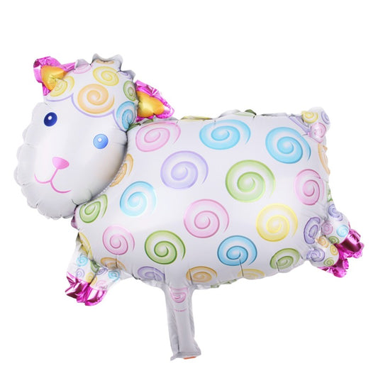 Set 5 Baloane Folie Metalizata, Flippy, Figurine Animale Domestice, 30 cm, Ambalaj Individual, Pai Inclus, Multicolor-1