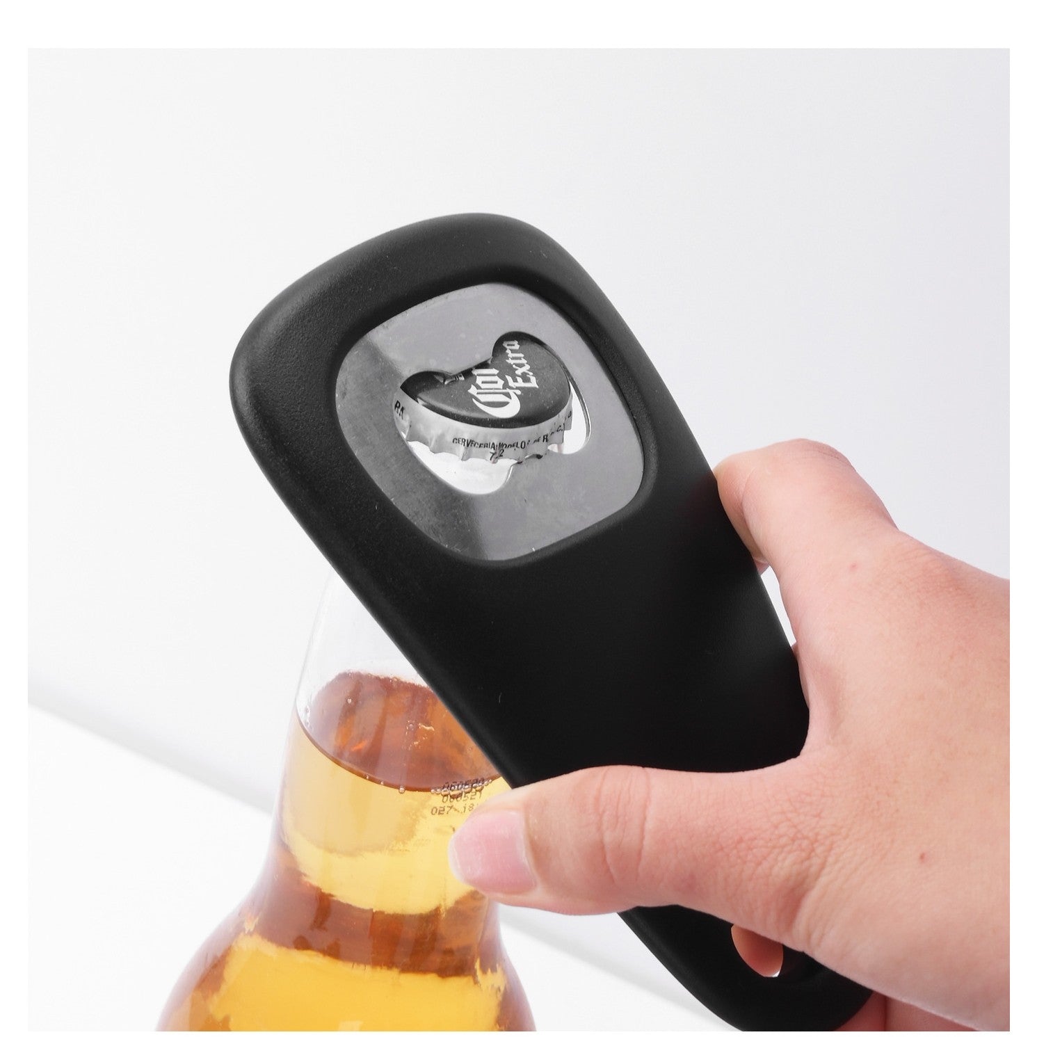 Set 6 in 1 mini ustensile bucatarie Flippy, taietor pizza, cutit, curatator, razatoare, desfacator, presa usturoi, manere din ABS, lame ascutite din otel inoxidabil, 7.1 x 12.9 x 4.8 cm, negru-5