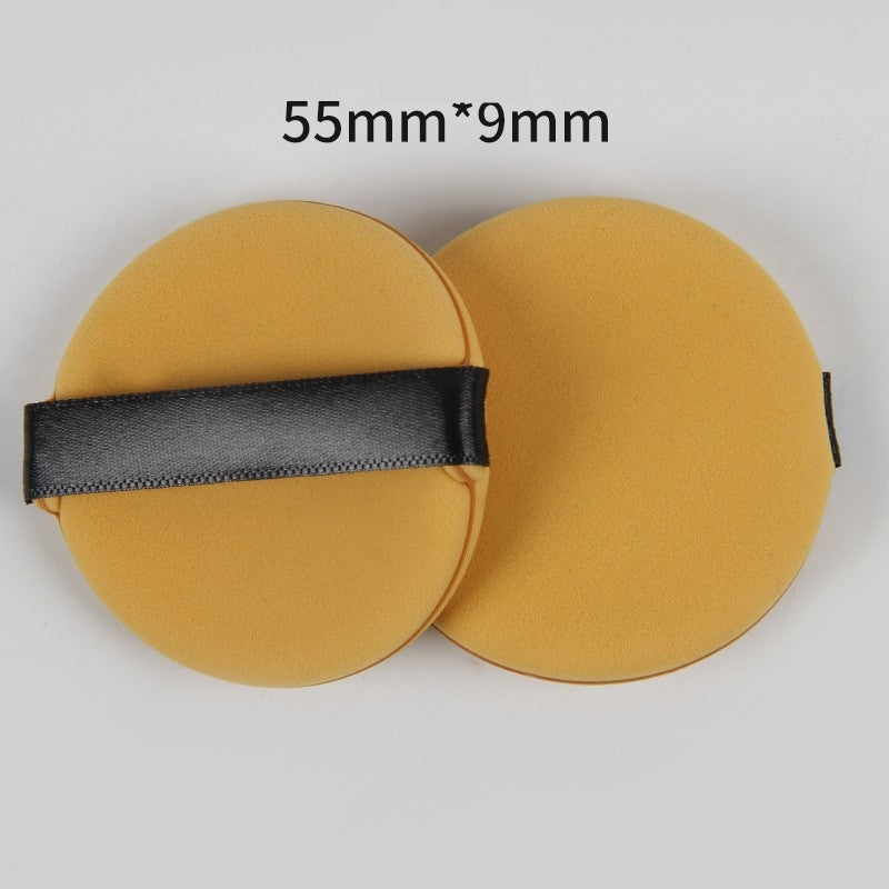 Set 7 Bureti de Machiaj Flippy, Reutilizabili, Utilizare Umeda sau Uscata, Powder Puff, 5.5 x 5.5 x 0.9 cm, Multicolor-7