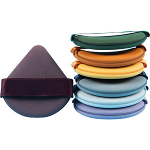 Set 7 Bureti de Machiaj Flippy, Reutilizabili, Utilizare Umeda sau Uscata, Powder Puff, 5.5 x 5.5 x 0.9 cm, Multicolor-0