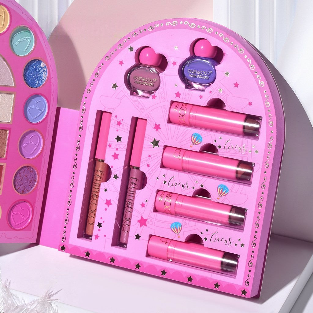 Set 9 Produse de Machiaj, KEVIN & COCO, Arch Circus, 27 culori, 17 x 22.5 x 3.3 cm-3