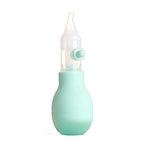 Set Aspirator Nazal pentru Copii, Flippy, Manual, Anti-Reflux, cu Pompita, Usor de Curatat, Varf din Silicon, 11.2x4cm, Verde-0