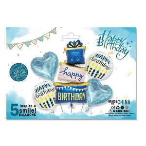 Set baloane folie pentru aniversare zi de nastere, model 1-0