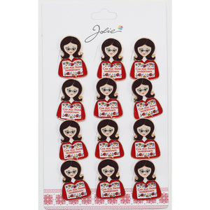 Set 12 Brose Martisor Primavara cu Mesaj Cea Mai Buna Invatatoare-0