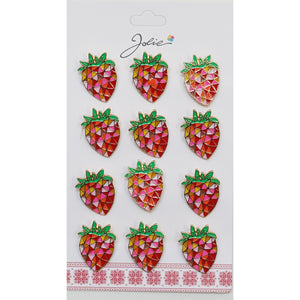 Set 12 Brose Martisor Capsuna in Mozaic-0