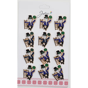 Set 12 Brose Martisor Primavara Cosar cu Trifoi-0