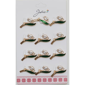 Set 12 Brose Martisor Primavara Ghiocel-0