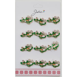 Set 12 Brose Martisor Primavara Ghiocel cu Piatra-0