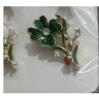 Set 12 Brose Martisor Primavara Trifoi cu Piatra in Centru si Buburuza-0