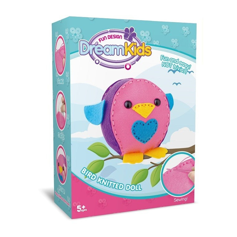 Set creatie perna pentru copii Model 2, Dream Kids, Pasare-3