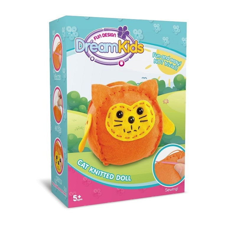 Set creatie perna pentru copii Model 2, Dream Kids, Pisica-4