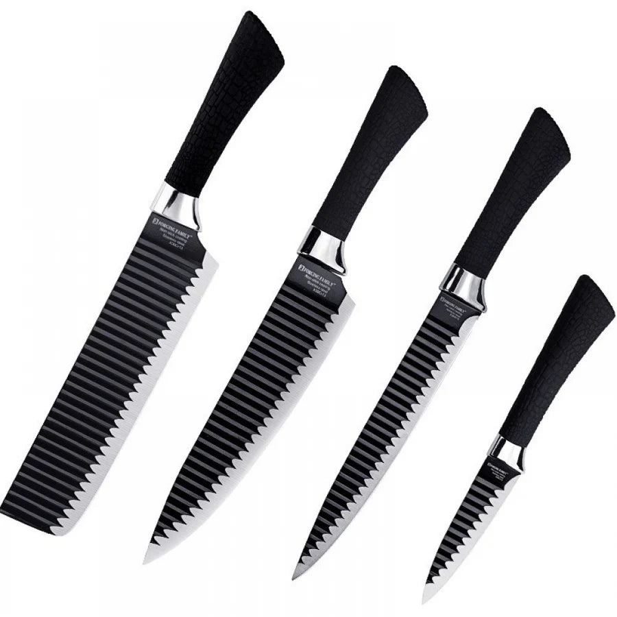 Set de Cuțite 6 Piese - Extrem de Ascuțite, Folosire Zilnică
