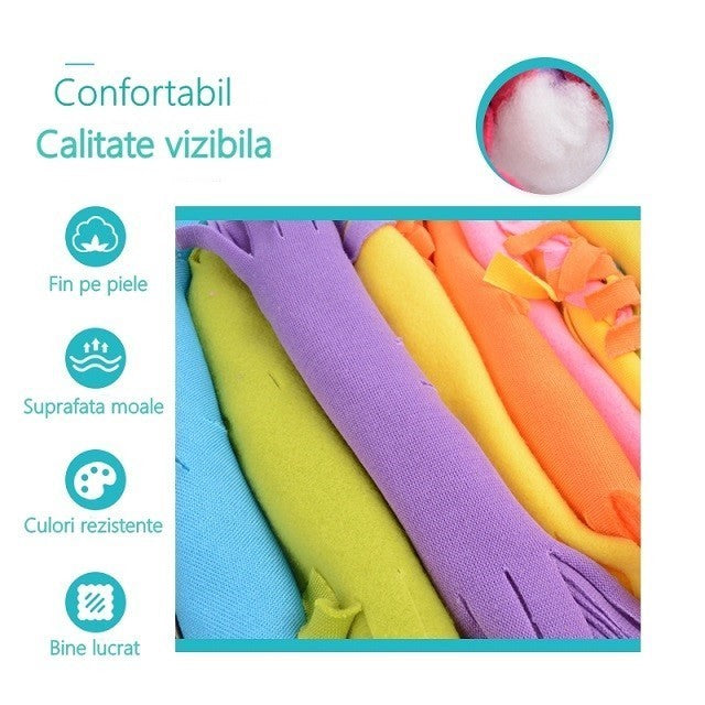Set de creatie DIY, Flippy, patura de tricotat multicolor-3