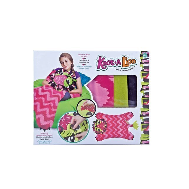 Set de creatie DIY, Flippy, patura de tricotat multicolor-0