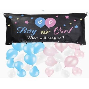 Set, Gender Reveal Party Games-Gender Reveal Balloon Drop Bag, Boy Or Girl Baby Gender Reveal Ideas-0