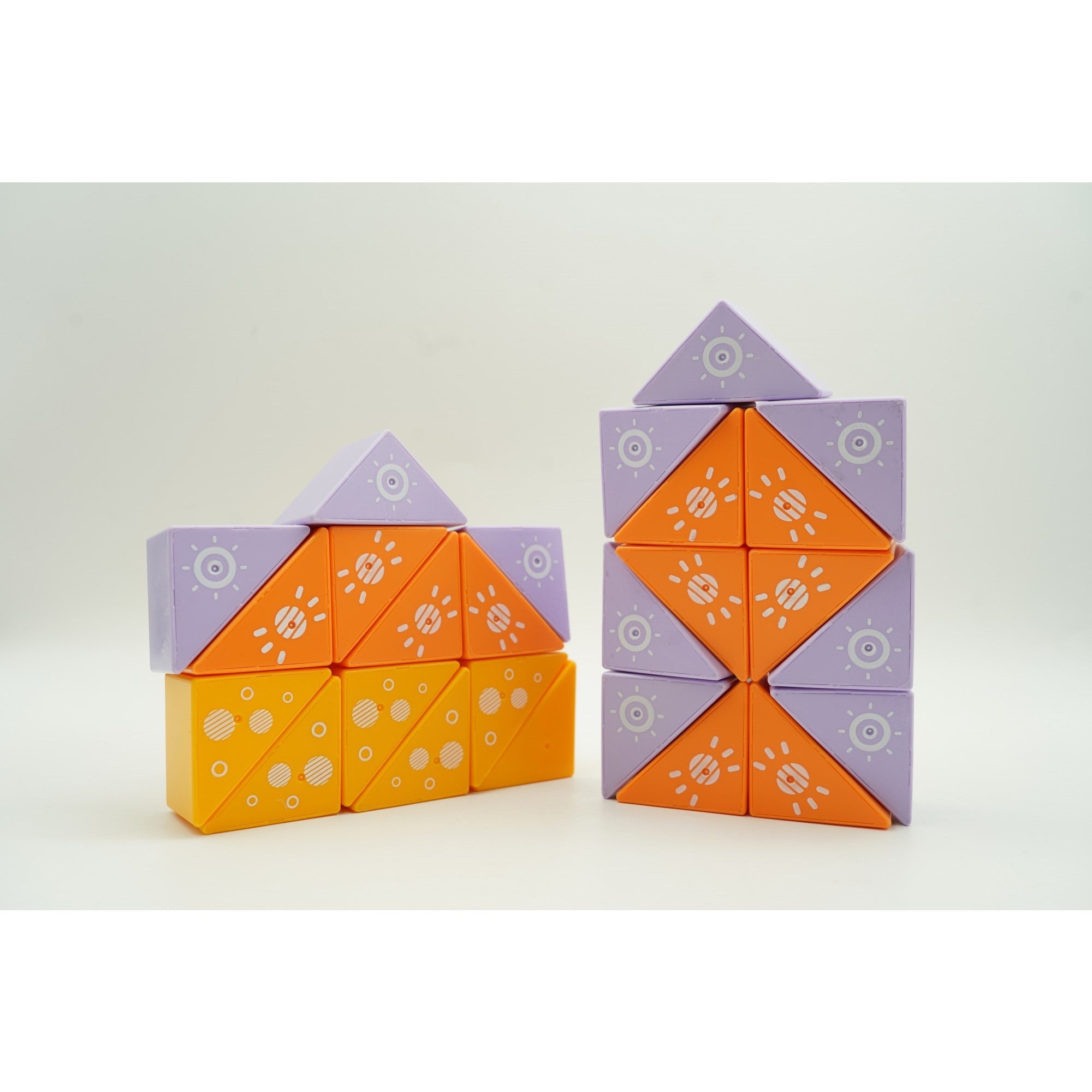 Set inteligent de constructie cu piese magnetice, Flippy, 26 piese, pentru copii, +3 ani, multicolor-4