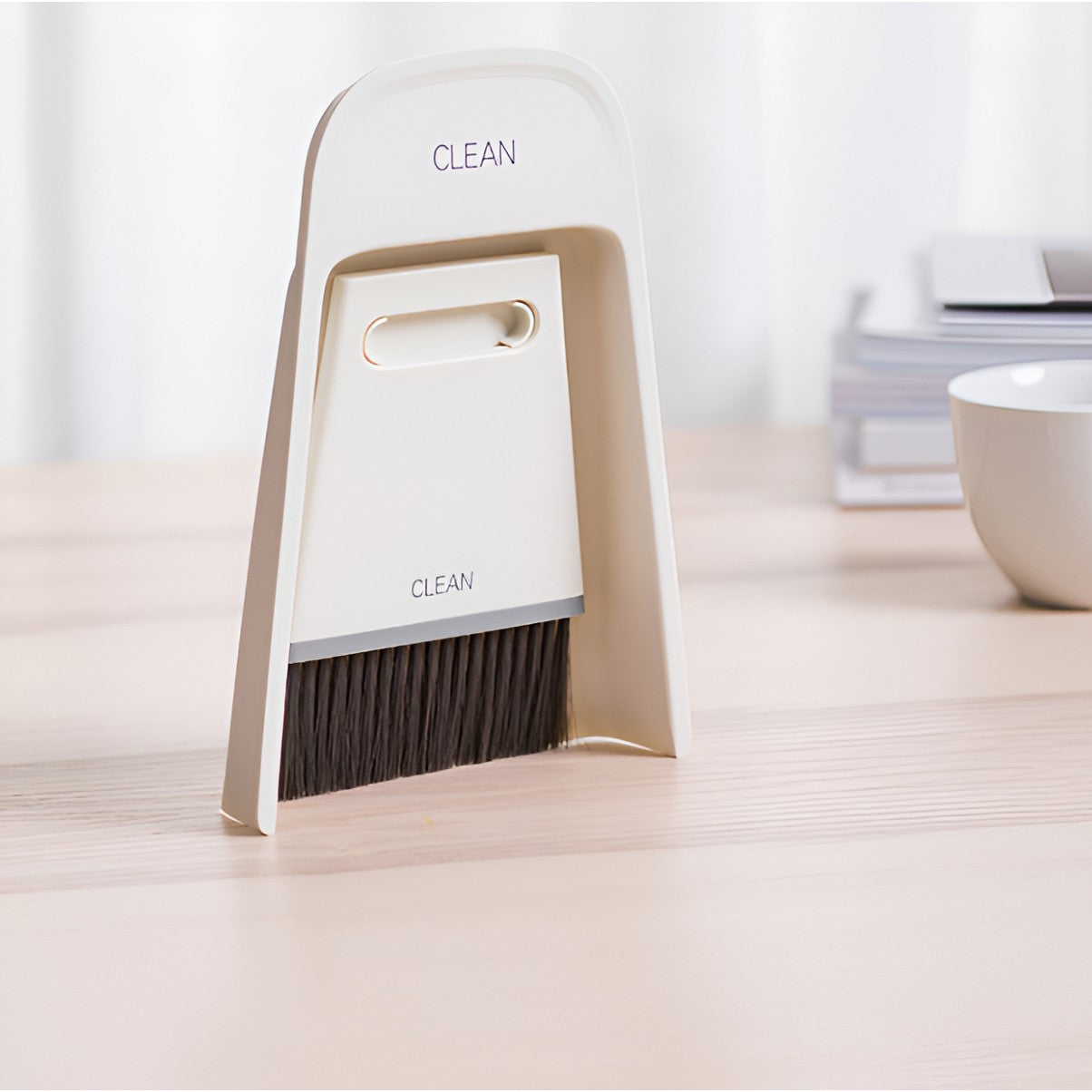 Set Mini Matura si Faras, Flippy, Uz Casnic, Doua Perii, pentru Birou, Bucatarie, Casa, 19.5x13.8x3.6 cm, Gri-2