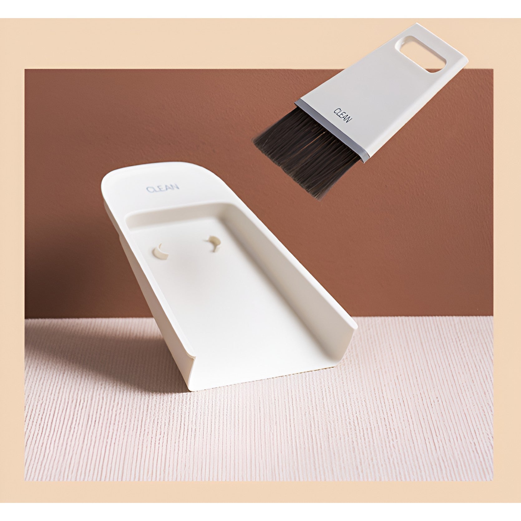 Set Mini Matura si Faras, Flippy, Uz Casnic, Doua Perii, pentru Birou, Bucatarie, Casa, 19.5x13.8x3.6 cm, Gri-4