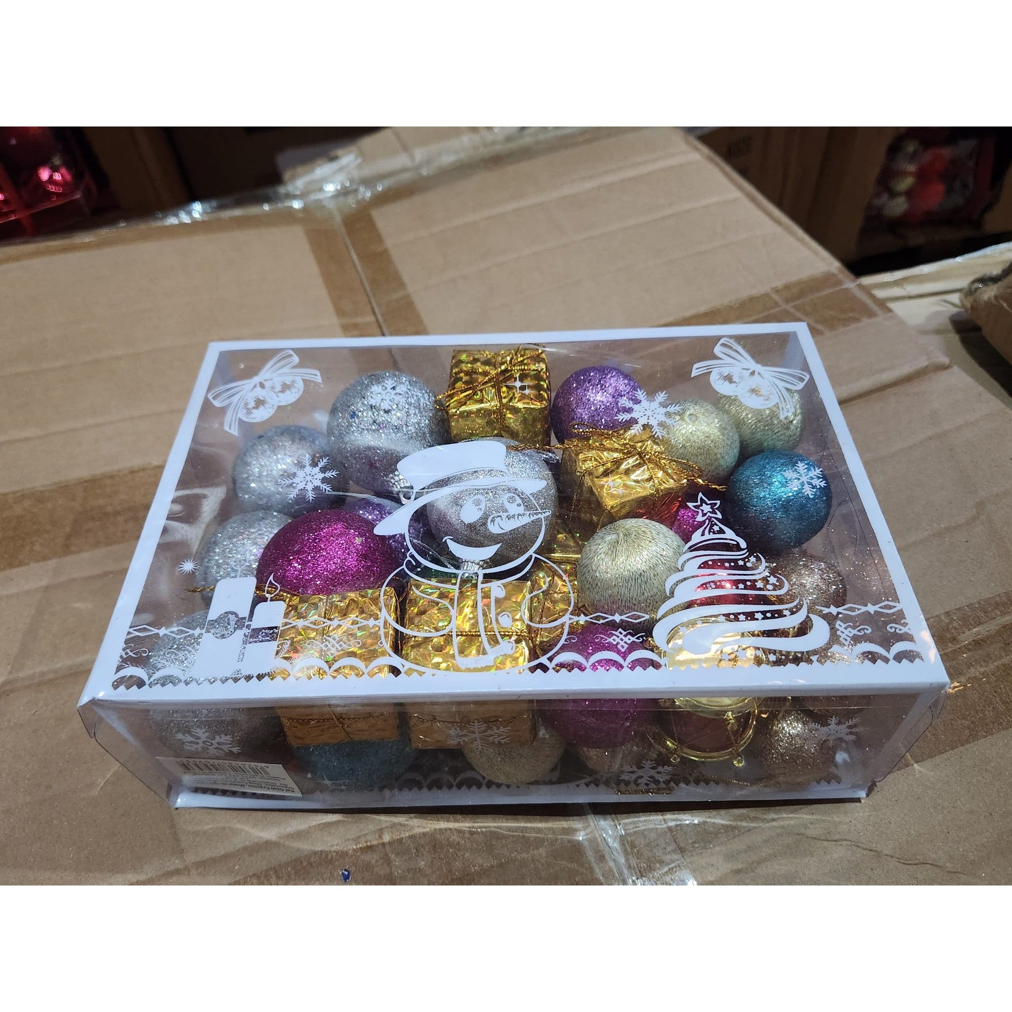 Set Ornamente Brad, Multicolor, Model 2-0