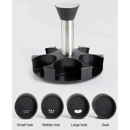 Oferta Specială 3 în 1: Pulverizator pentru Ulei și Oțet + Suport Condimente Rotativ + Suport Uscare Vase