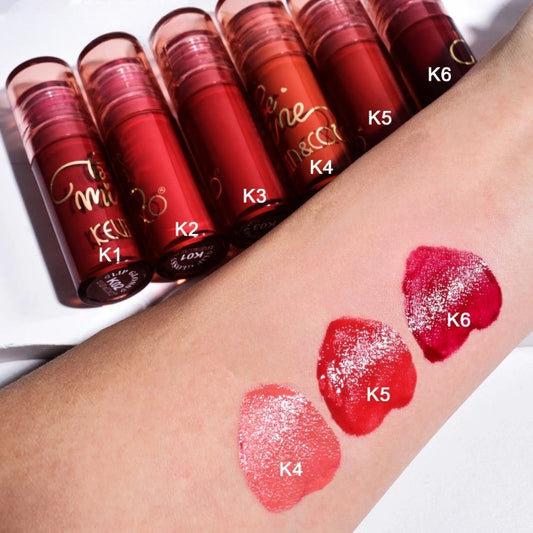 Set Rujuri de Buze Lucioase, KEVIN & COCO, Be Mine 3 Culori, Lip-Gloss, 11 x 7.3 x 2.7cm, Roz-Rosu, Varianta B-1