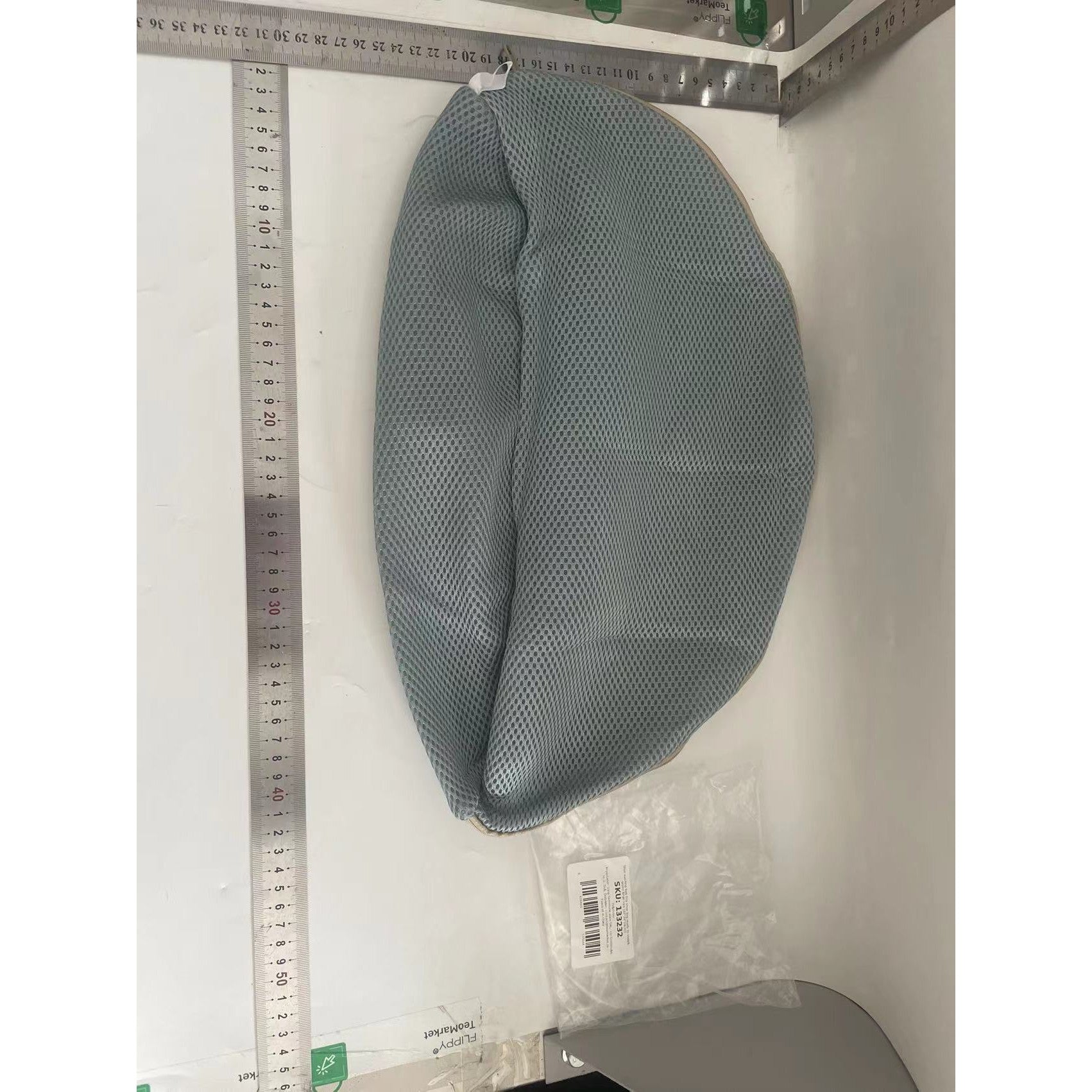 Sac pentru Spalare Incaltaminte, Flippy, Dimensiuni Mari, pentru Masina de Spalat, 42x24x24 cm, Verde-1