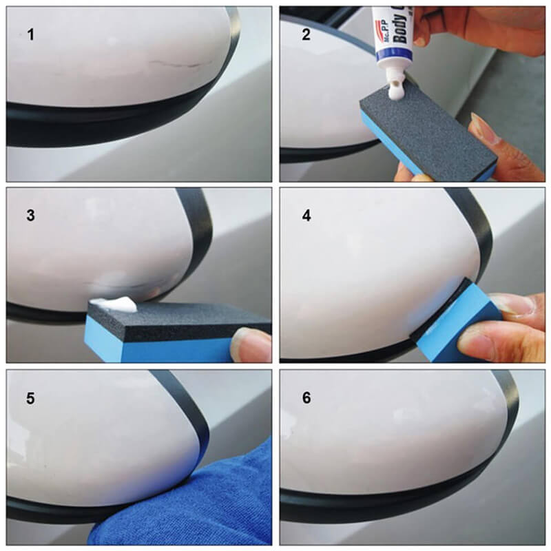 OFERTA 1+1 Kit de Reparare Zgârieturi Auto (burete + pasta de lustruit)