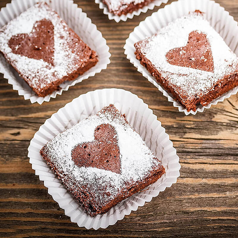 Set 16 sabloane reutilizabile pentru ornarea desertului sau a cafelei-2