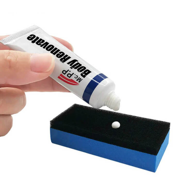 OFERTA 1+1 Kit de Reparare Zgârieturi Auto (burete + pasta de lustruit)