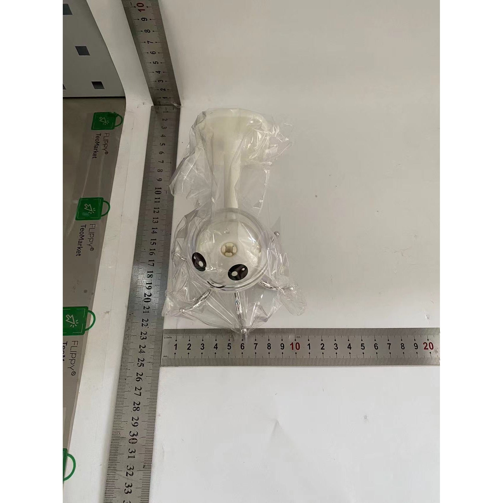 Suport Cuier pentru Perete, Flippy, Model Caracatita, Adeziv, Alb-1