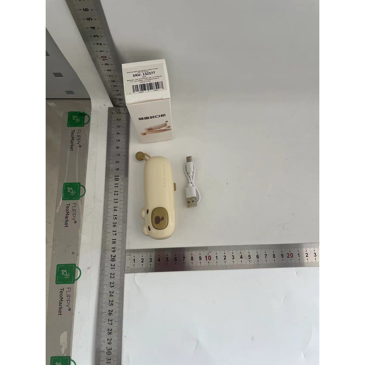 Aparat pentru Sigilat , Flippy, Model Ursulet, Maro-1