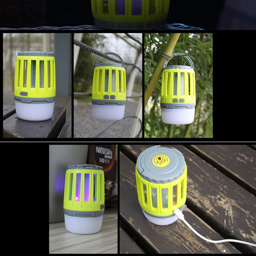 Lampă UV antiinsecte Flippy, anti muste, anti tantari, Conectare la priza prin USB, portabil, 3.7 V, 200 lumeni, 8.5 x 13.3 cm, Verde-3