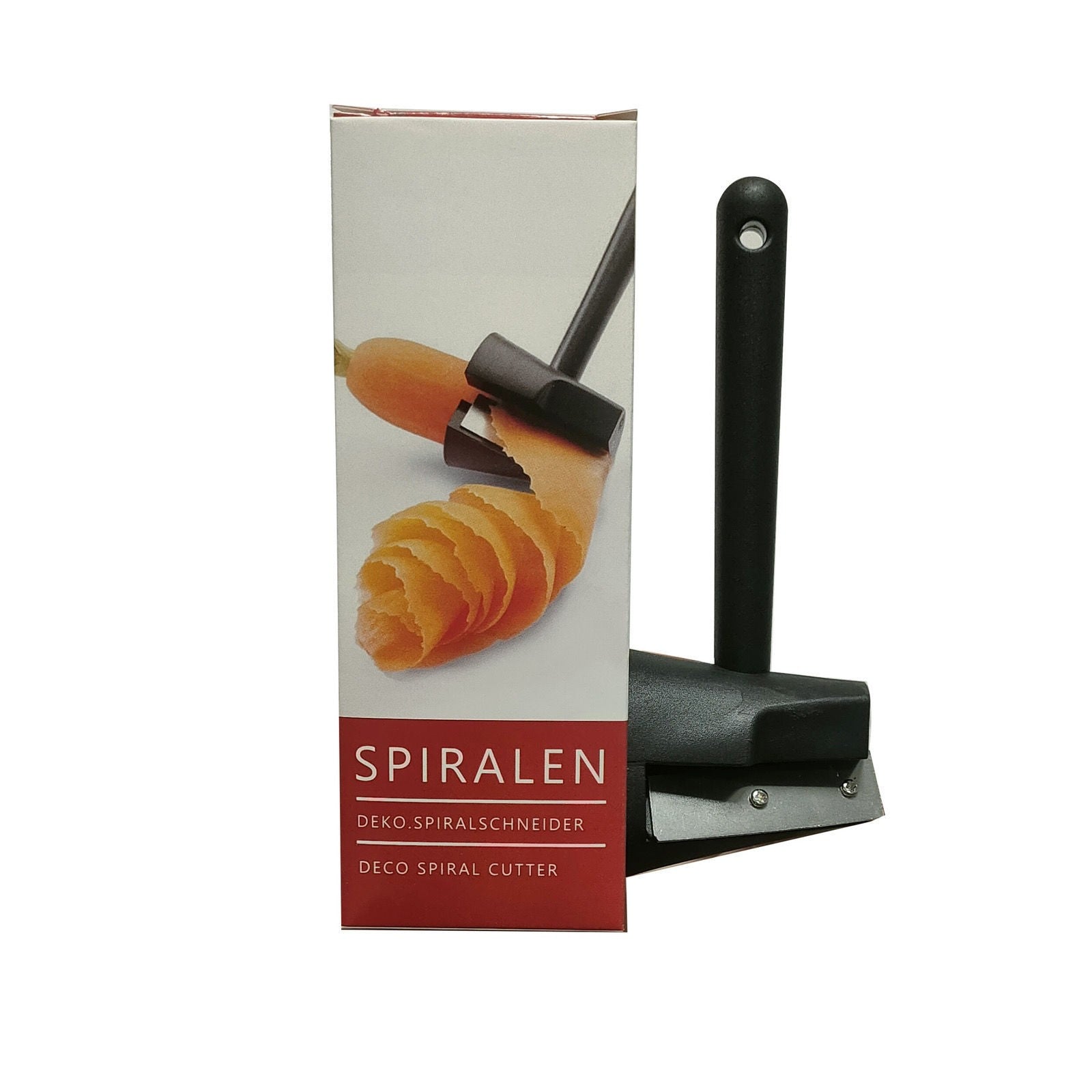 Accesoriu pentru Taiat in Forma de Spirala Multifunctional pentru Leguma, Flippy, Negru-0