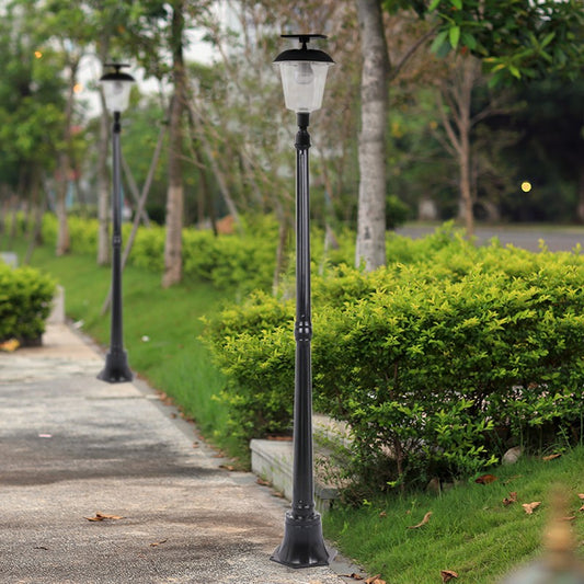 Lampa solara de tip stalp pentru gradina, Flippy, Alb Cald-1