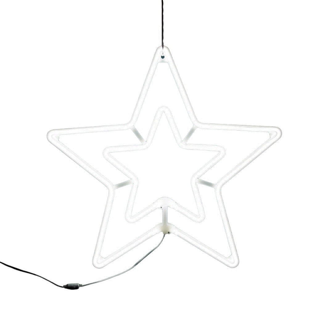 Stea luminoasa cu 5 colturi, Flippy, 60 Led-0