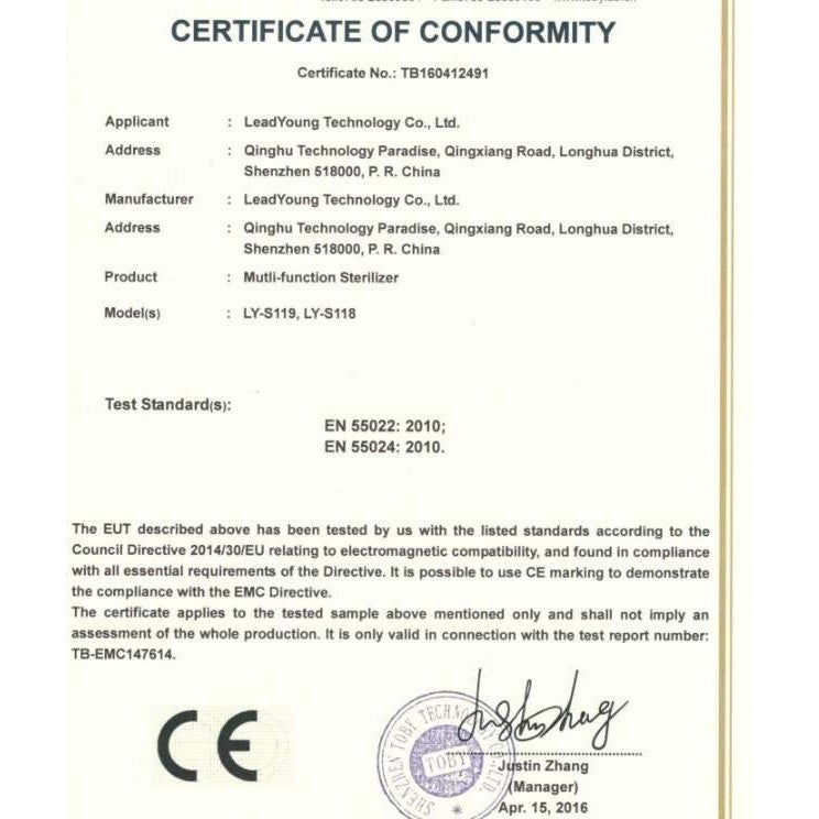 Sterilizator UV Alb pentru telefoane, cu functie difuzor aromatherapy si incarcare USB-3