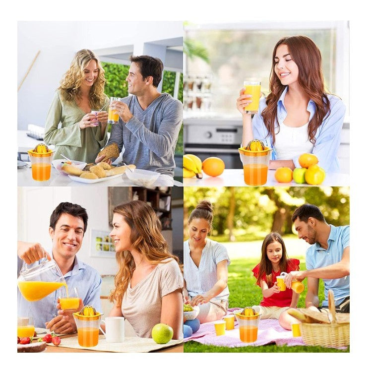 Storcator manual citricie Flippy, cu recipient de 600 ml, 15x8.5x13.5 cm, material ABS, Transparent-2