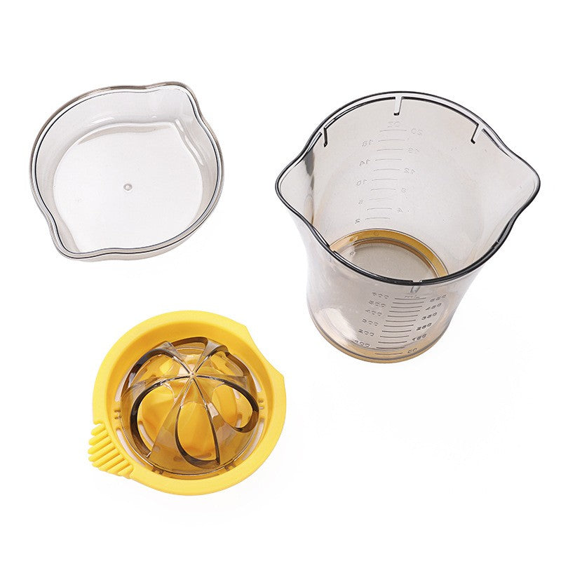 Storcator manual citricie Flippy, cu recipient de 600 ml, 15x8.5x13.5 cm, material ABS, Transparent-7