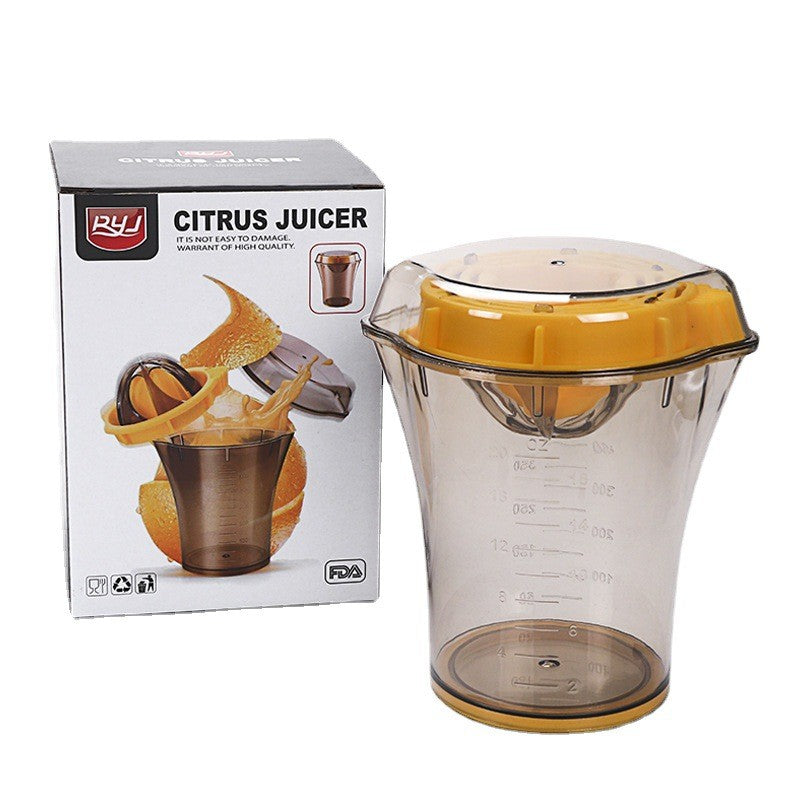 Storcator manual citricie Flippy, cu recipient de 600 ml, 15x8.5x13.5 cm, material ABS, Transparent-9