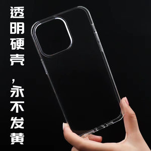 Husa de Protectie Silicon, PC, Flippy, pentru Apple iPhone 16 Pro Max, Transparenta-0