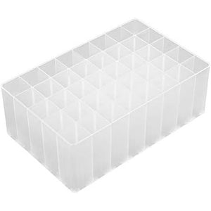 Suport De Depozitare, Flippy, pentru Markere, Suport Pentru Stilouri, Cutie De Depozitare pentru Birou, Multi-Functionala, 60 Spatii, Alb/Negru-0