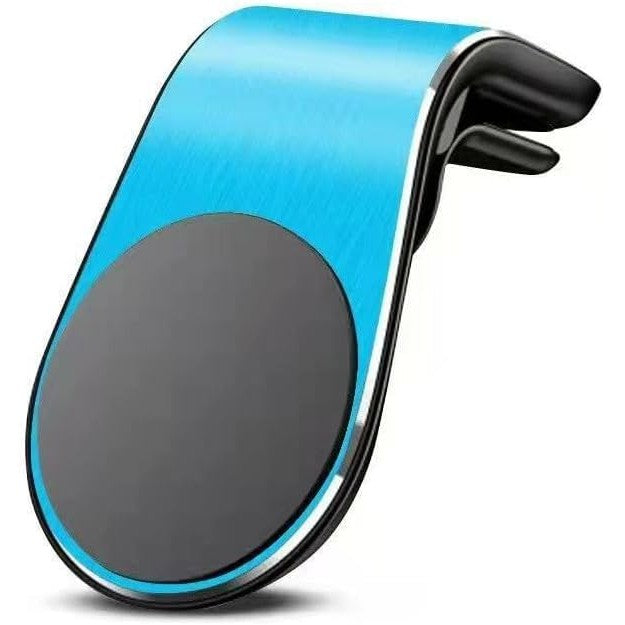 Suport de Telefon, Flippy, pentru Ventilatie, din ABS si Magnet, 3.8 x 3.7 x 6.2 cm, Universala, Albastru-1