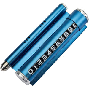 Suport numar de telefon cu odorizant Flippy pentru parcare Albastru-0