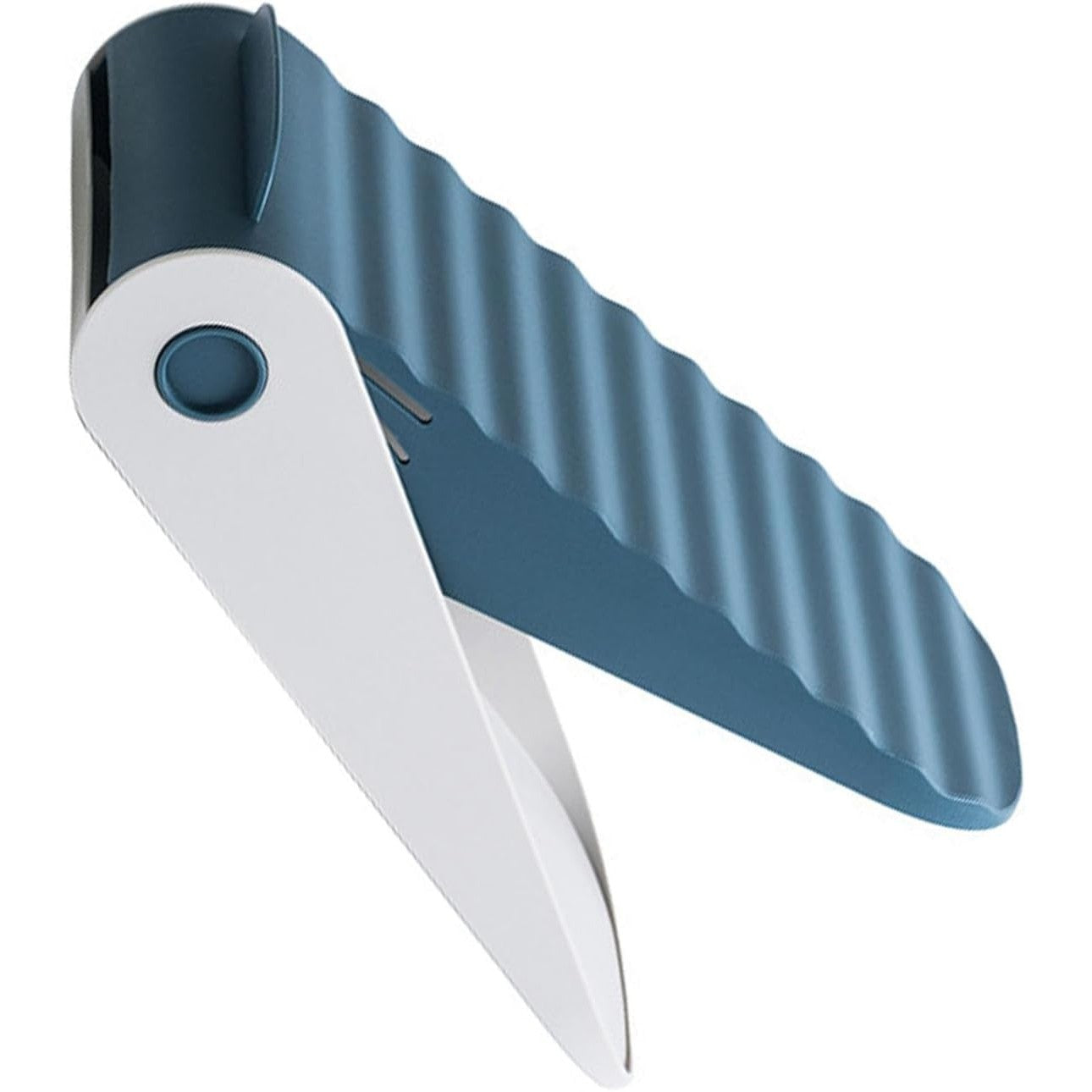 Suport pentru Pantofi, Flippy, cu Două Straturi, Organizator, Antiderapant și Durabil, Inălțime Reglabilă, 25.5x11x7.5 cm, Albastru, 150 g-4