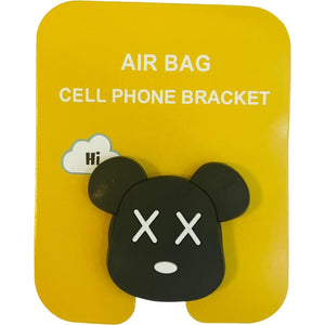 Suport Adeziv Flippy, Model Ursulet, Pentru Telefon, Universal, Multicolor-0