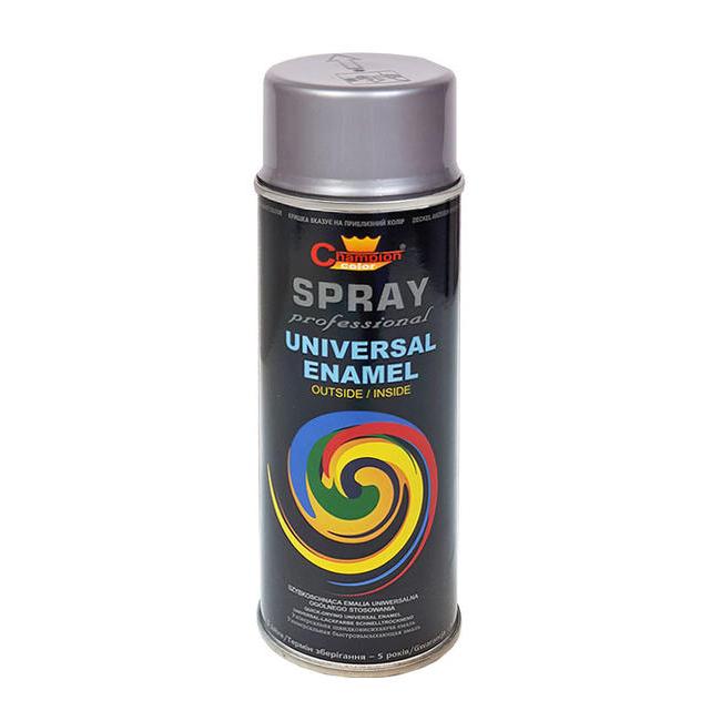 Spray Vopsea 400ml Gri Deschis RAL7046 Champion Color-0