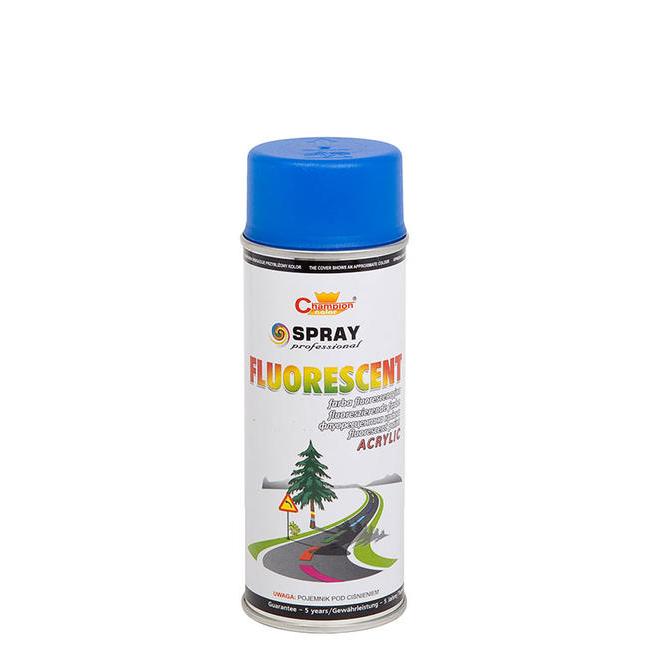 Spray Vopsea Fluorescent 400ml Albastru Champion Color-0