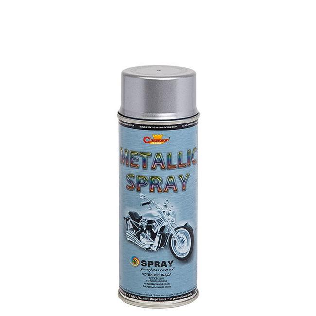 Spray Vopsea 400ml Metalizat Acrilic Argintiu Champion Color-0