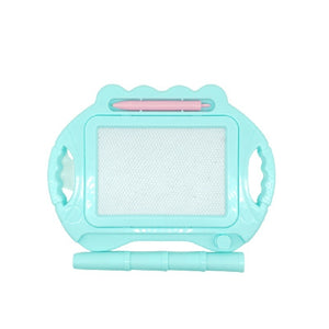 Tabla Magnetica pentru desen Flippy, Pix, forma dreptunghi, dimensiuni 23x17 cm, Dezvolta Creativitatea, cu picioare suport, Albastru-0